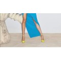 Envie Shoes Γυναικείες Γόβες E02-17091-29 Κίτρινο Satin