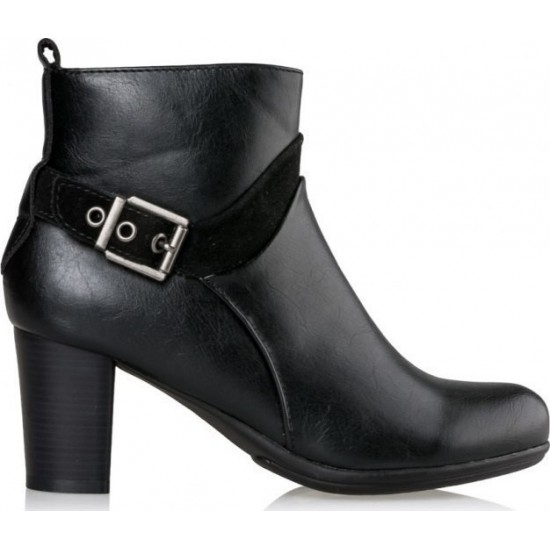 Envie Shoes Γυναικεία Μποτάκια V63-08626-34 Μαύρο