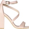 Envie Shoes Γυναικεία Πέδιλα V42-09412-90 Nude Suede