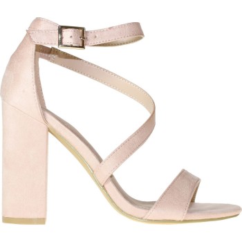 Envie Shoes Γυναικεία Πέδιλα V42-09412-90 Nude Suede