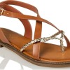 Envie Shoes Γυναικεία Πέδιλα Flat V96-13217-26 Ταμπά