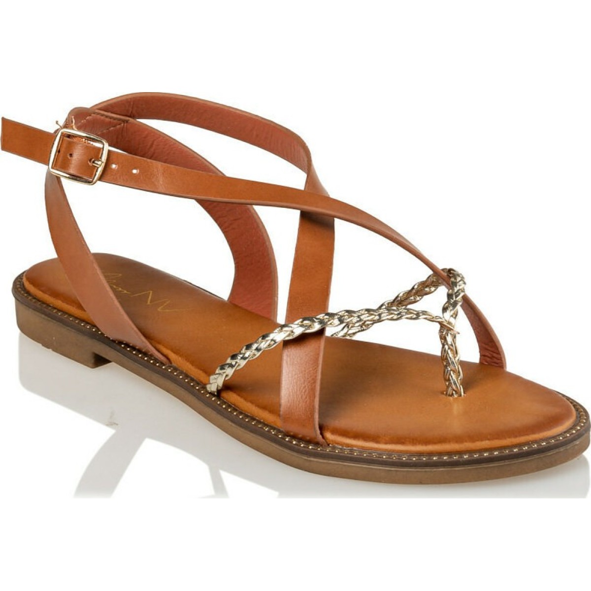 Envie Shoes Γυναικεία Πέδιλα Flat V96-13217-26 Ταμπά