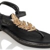 Envie Shoes Γυναικεία Πέδιλα Flat V96-13340-34 Μαύρο