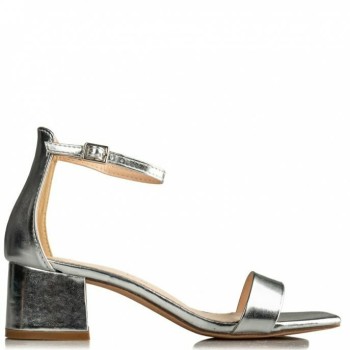Envie Shoes Γυναικεία Πέδιλα V65-15369-21 Ασημί