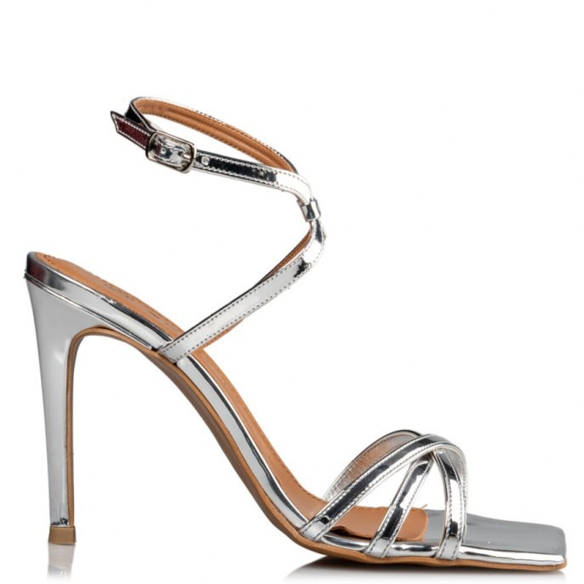 Envie Shoes Γυναικεία Πέδιλα E02-17080-21 Silver Mirror Envie Shoes Γυναικεία Πέδιλα E02-17080-21 Silver Mirror
