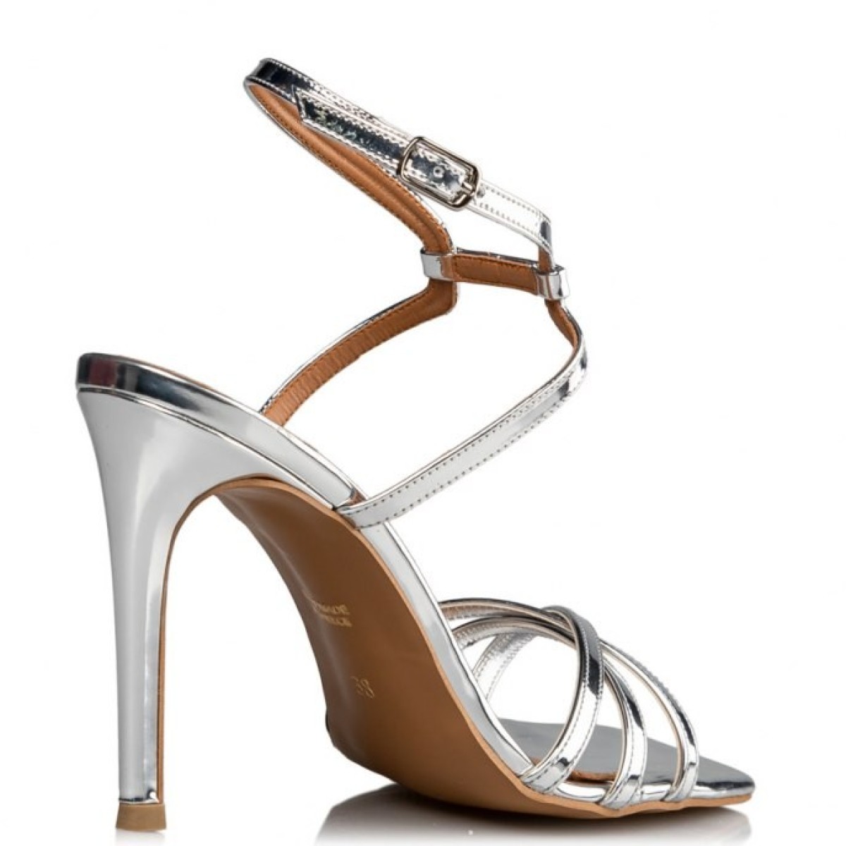 Envie Shoes Γυναικεία Πέδιλα E02-17080-21 Silver Mirror Envie Shoes Γυναικεία Πέδιλα E02-17080-21 Silver Mirror