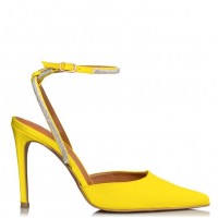 Envie Shoes Γυναικείες Γόβες E02-17091-29 Κίτρινο Satin