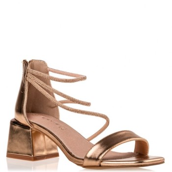 Envie Shoes Γυναικεία Πέδιλα E37-17314-58 Rosegold