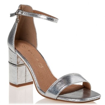 Envie Shoes Γυναικεία Πέδιλα E37-17316-21 Silver