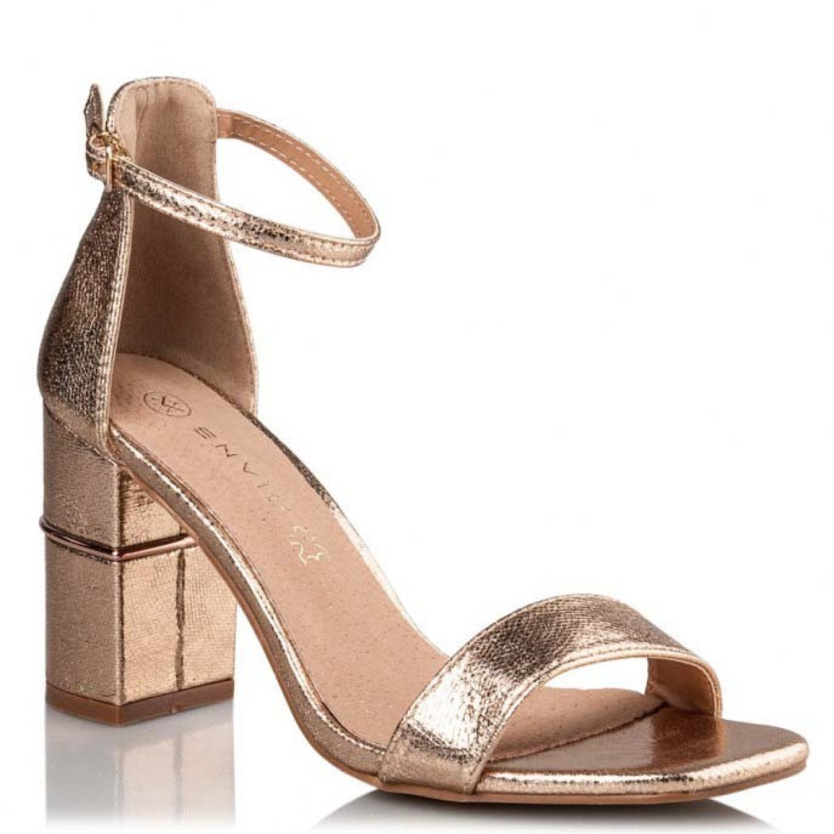 Envie Shoes Γυναικεία Πέδιλα E37-17316-58 Rosegold
