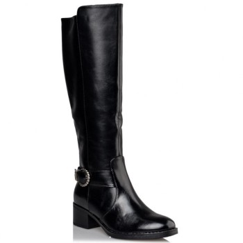 Envie Shoes Γυναικείες Μπότες V63-16276-34 Μαύρο