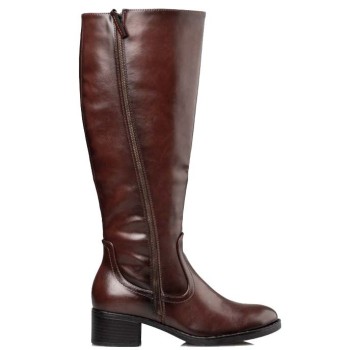 Envie Shoes Γυναικείες Μπότες V63-16277-26 Κάμελ