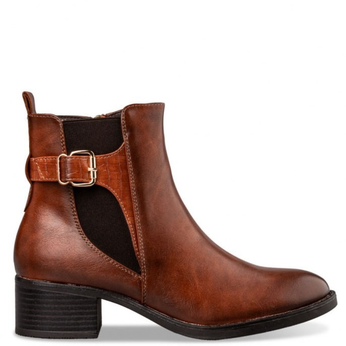 Envie Shoes Γυναικεία Μποτάκια V63-18138-26 Κάμελ Envie Shoes Γυναικεία Μποτάκια V63-18138-26 Κάμελ
