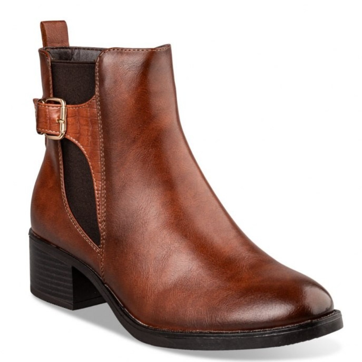 Envie Shoes Γυναικεία Μποτάκια V63-18138-26 Κάμελ Envie Shoes Γυναικεία Μποτάκια V63-18138-26 Κάμελ