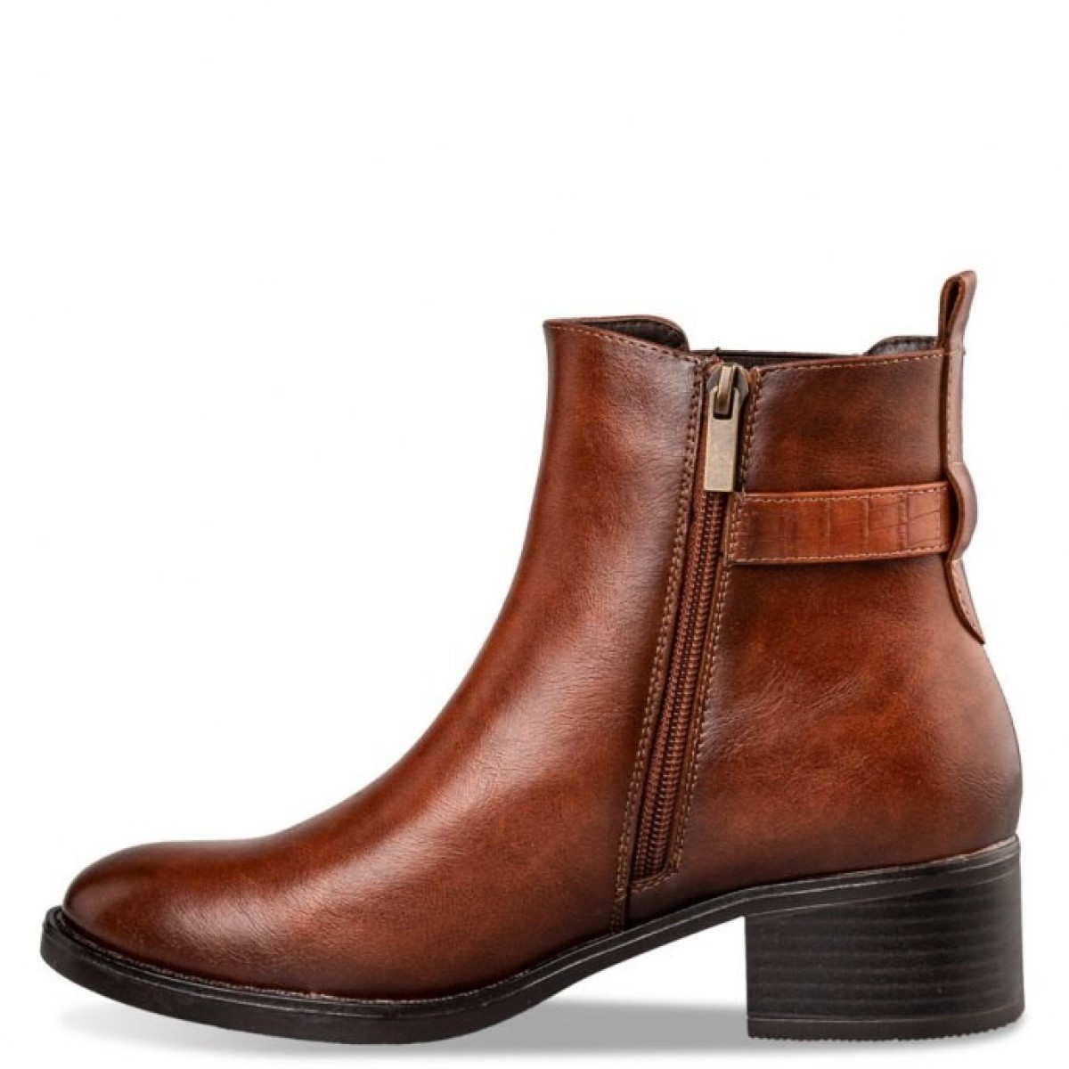 Envie Shoes Γυναικεία Μποτάκια V63-18138-26 Κάμελ Envie Shoes Γυναικεία Μποτάκια V63-18138-26 Κάμελ
