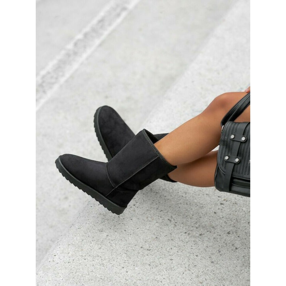 Envie Shoes Γυναικεία Μποτάκια V41-18395-34 Μαύρο