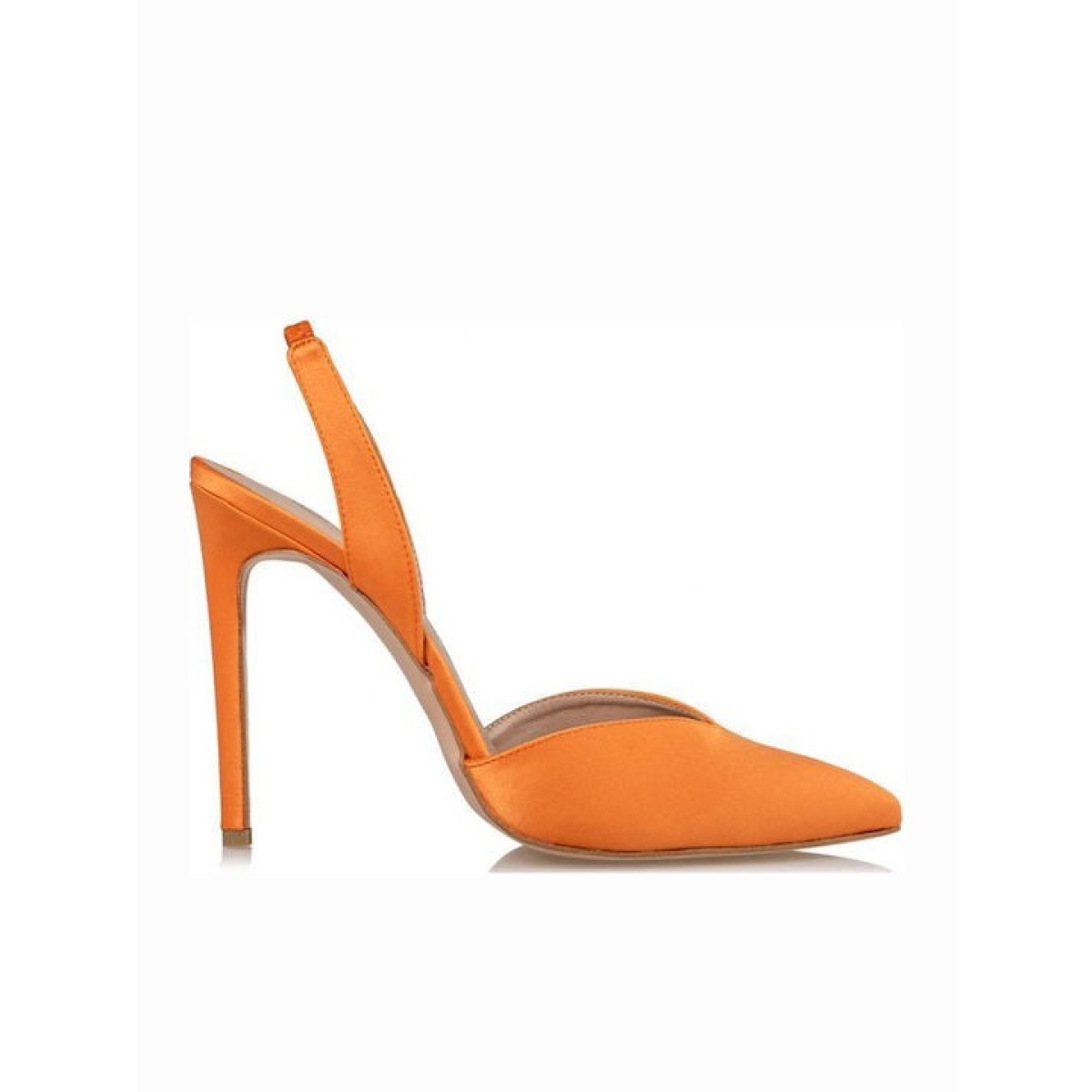 Envie Shoes Γυναικείες Γόβες E02-15154-46 Πορτοκαλί Satin