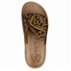 FANTASY SANDALS Γυναικεία Σανδάλια Πλατφόρμες Δέρμα S2105 Mocca Leopard