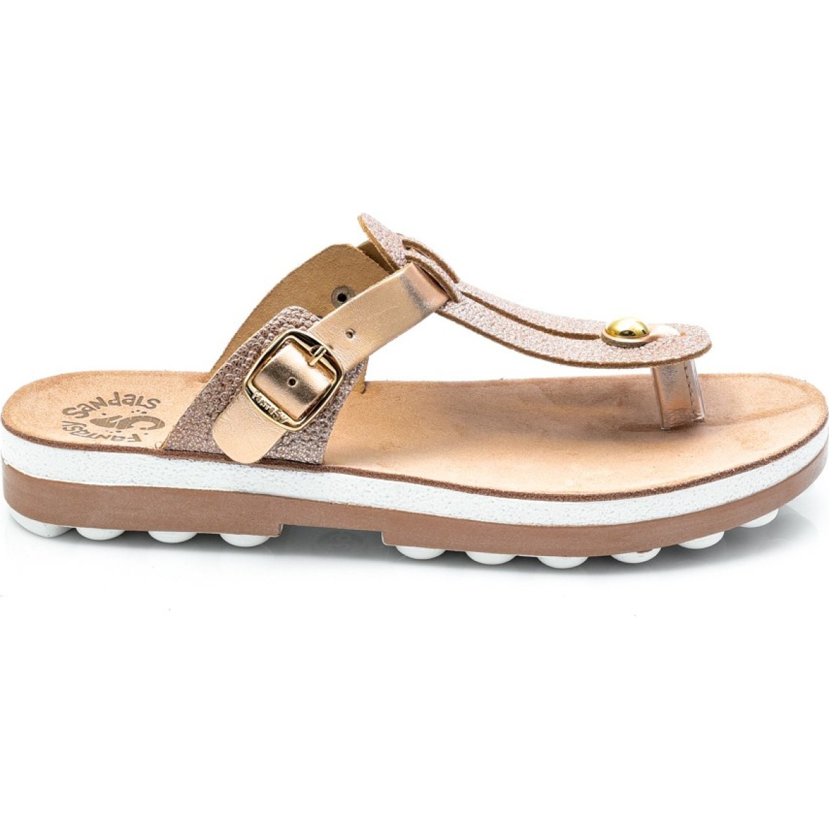 FANTASY SANDALS S9004 ROSEGOLD ROCK
