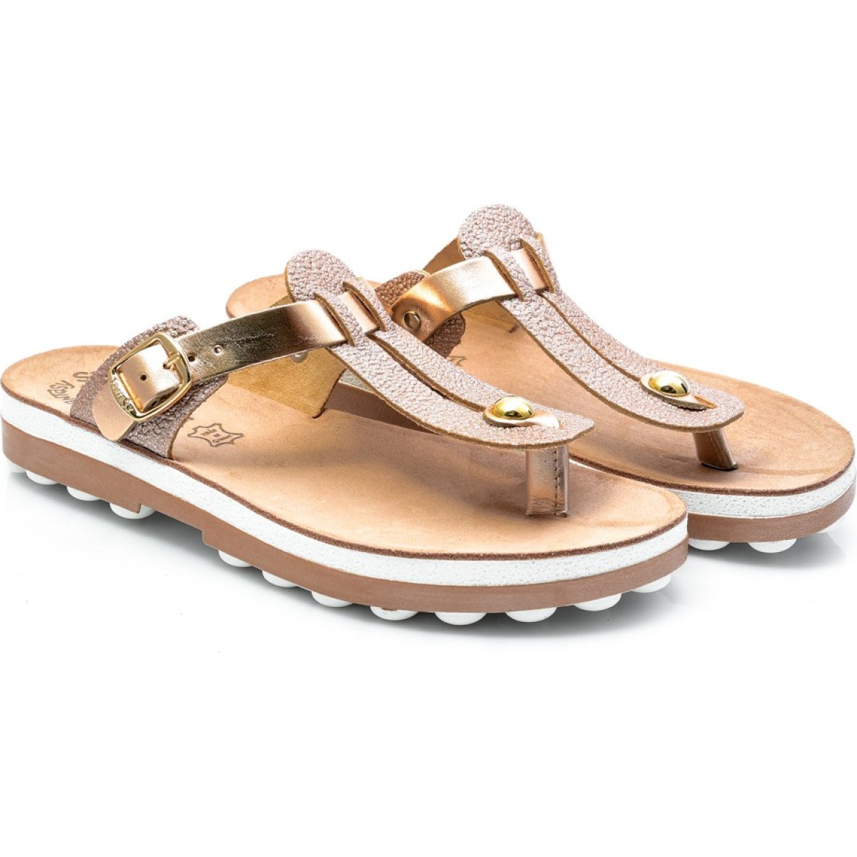 FANTASY SANDALS S9004 ROSEGOLD ROCK