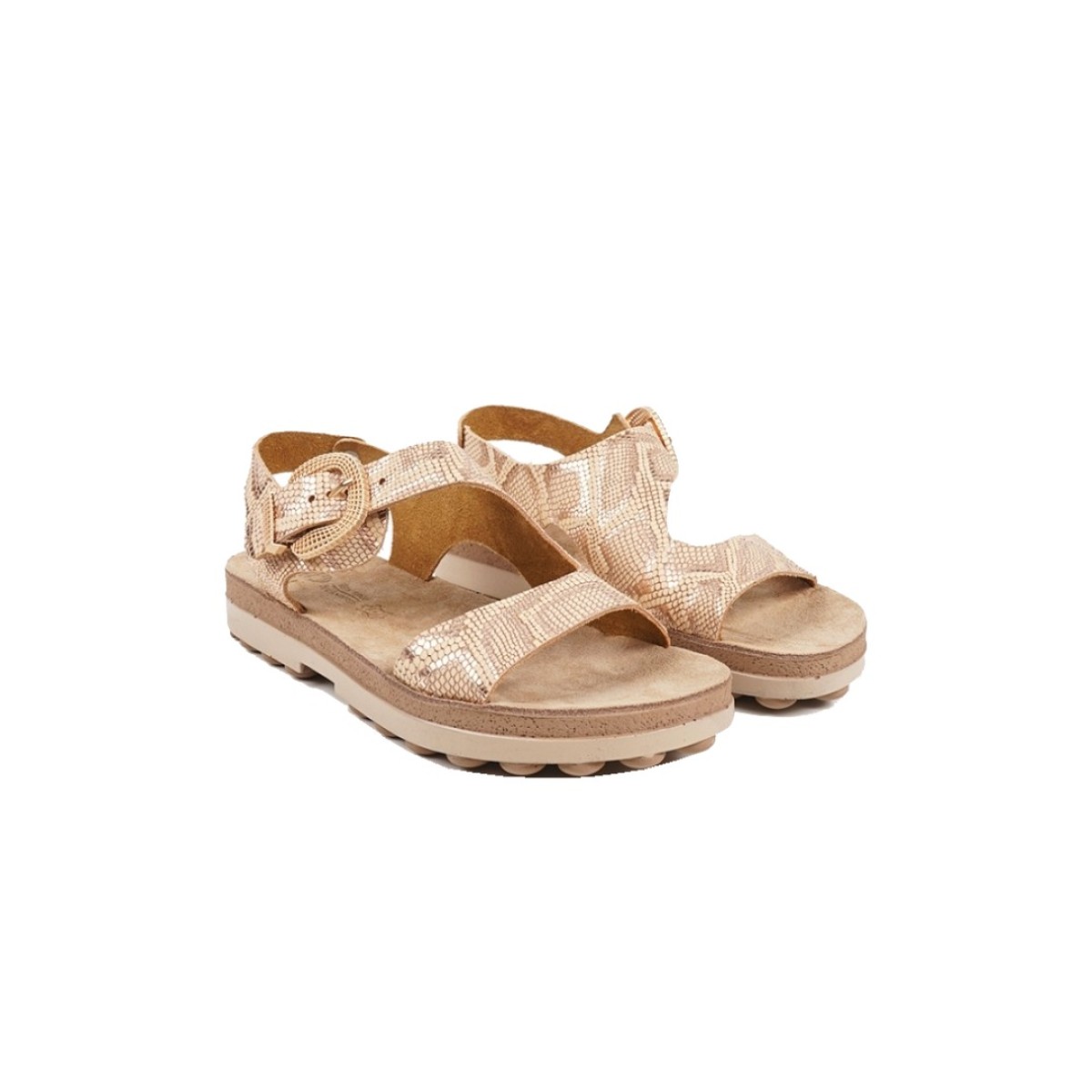 FANTASY SANDALS Γυναικεία πέδιλα S9055 ROSEGOLD LIZARD FANTASY SANDALS Γυναικεία πέδιλα S9055 ROSEGOLD LIZARD
