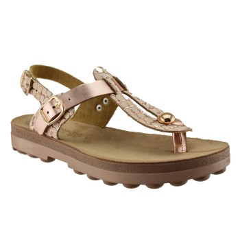 FANTASY SANDALS S9005 ROSEGOLD CROCO