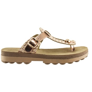 FANTASY SANDALS S9004 ROSEGOLD CROCO