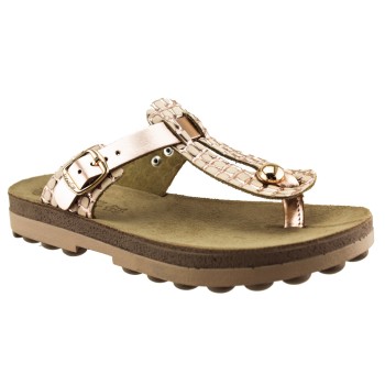 FANTASY SANDALS S9004 ROSEGOLD CROCO