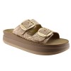 FANTASY SANDALS S1100 ROSEGOLD LIZARD