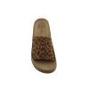 FANTASY SANDALS Γυναικεία Σανδάλια Πλατφόρμες Δέρμα S2101 Tabac Giraffe