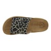 FANTASY SANDALS Γυναικεία Σανδάλια Πλατφόρμες Δέρμα S2101 Black Giraffe