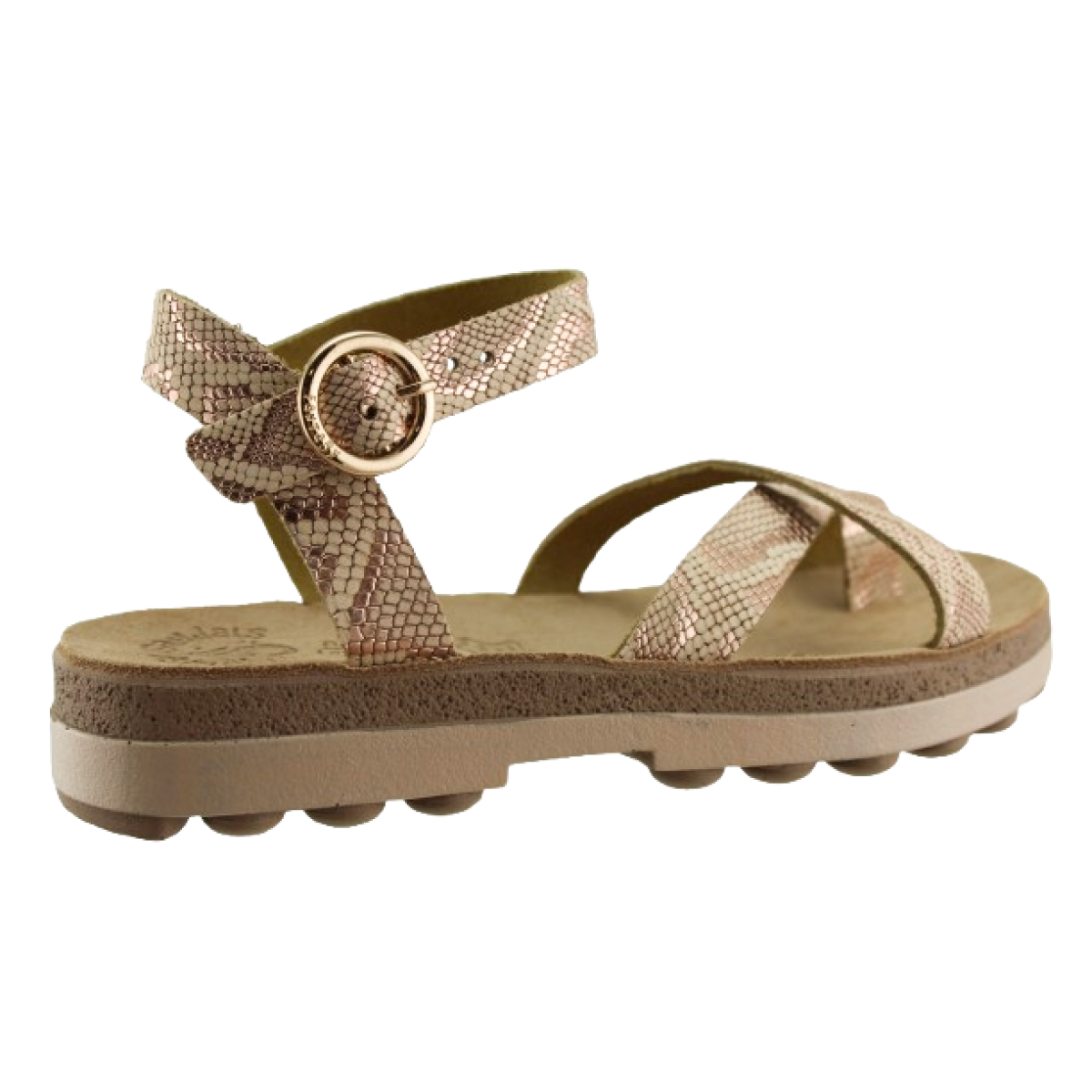 FANTASY SANDALS Γυναικεία πέδιλα S9045 ROSEGOLD LIZARD FANTASY SANDALS Γυναικεία πέδιλα S9045 ROSEGOLD LIZARD