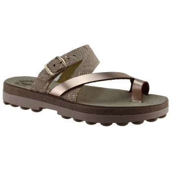 FANTASY SANDALS S9044 ROSEGOLD LIZARD