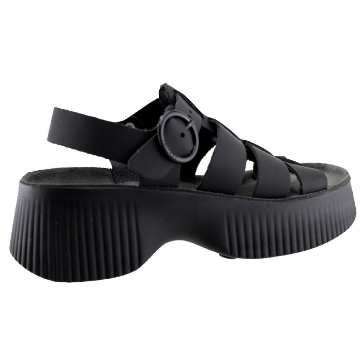 FANTASY SANDALS Γυναικεία Πέδιλα Πλατφόρμες Δέρμα S2106 Black FANTASY SANDALS Γυναικεία Πέδιλα Πλατφόρμες Δέρμα S2106 Black