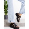 FANTASY SANDALS Γυναικεία Πέδιλα Πλατφόρμες Δέρμα S2106 Black FANTASY SANDALS Γυναικεία Πέδιλα Πλατφόρμες Δέρμα S2106 Black
