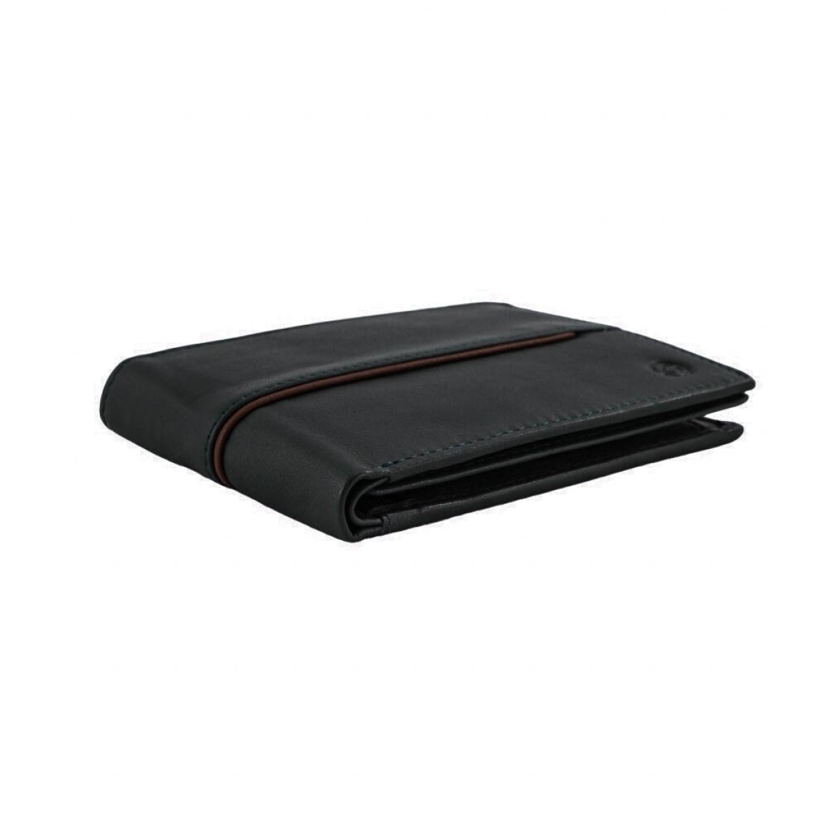 Ginis Leather Ανδρικό Πορτοφόλι Δέρμα MAF59 Μαύρο