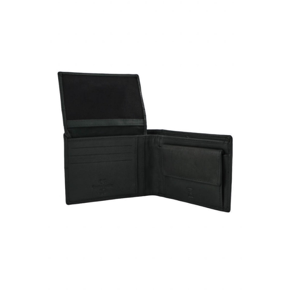Ginis Leather Ανδρικό Πορτοφόλι Δέρμα MAF59 Μαύρο