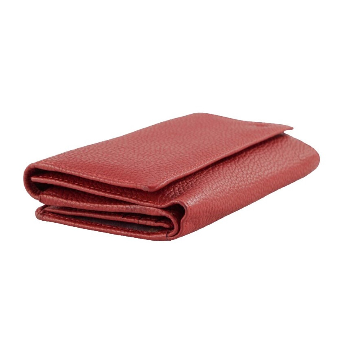 Ginis Leather Γυναικείο Πορτοφόλι Δέρμα FLO1 Κόκκινο