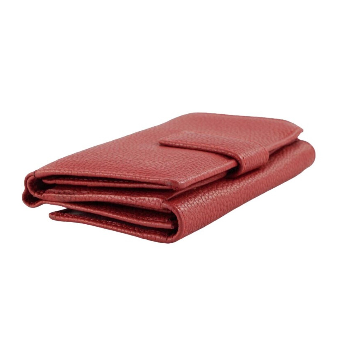 Ginis Leather Γυναικείο Πορτοφόλι Δέρμα FLO1 Κόκκινο