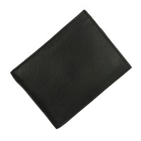 Ginis Leather Ανδρικό Πορτοφόλι Δέρμα CG9 Μαύρο
