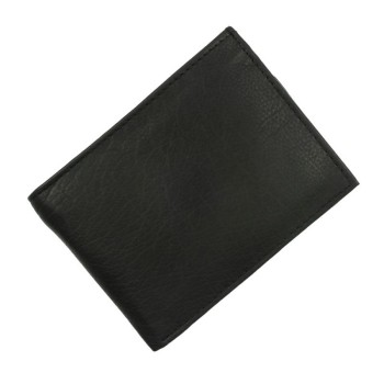 Ginis Leather Ανδρικό Πορτοφόλι Δέρμα CG9 Μαύρο