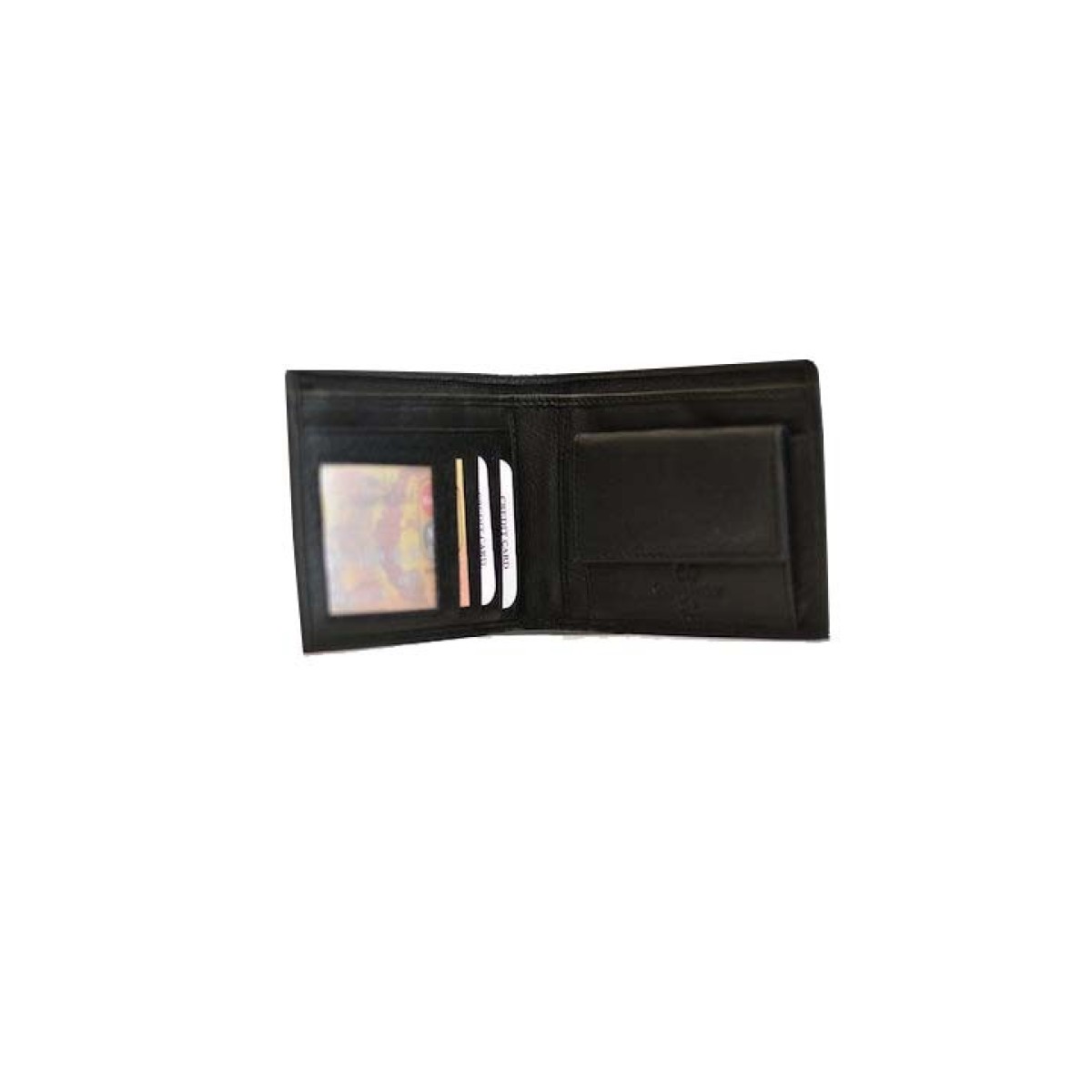 Ginis Leather Ανδρικό Πορτοφόλι Δέρμα CG9 Μαύρο