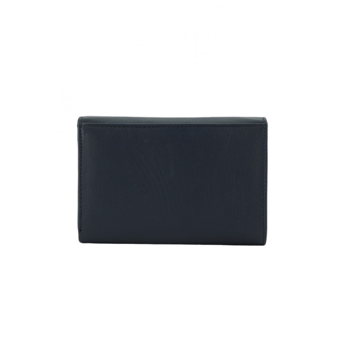 Ginis Leather Γυναικείο Πορτοφόλι Δέρμα ONS2 Μαύρο