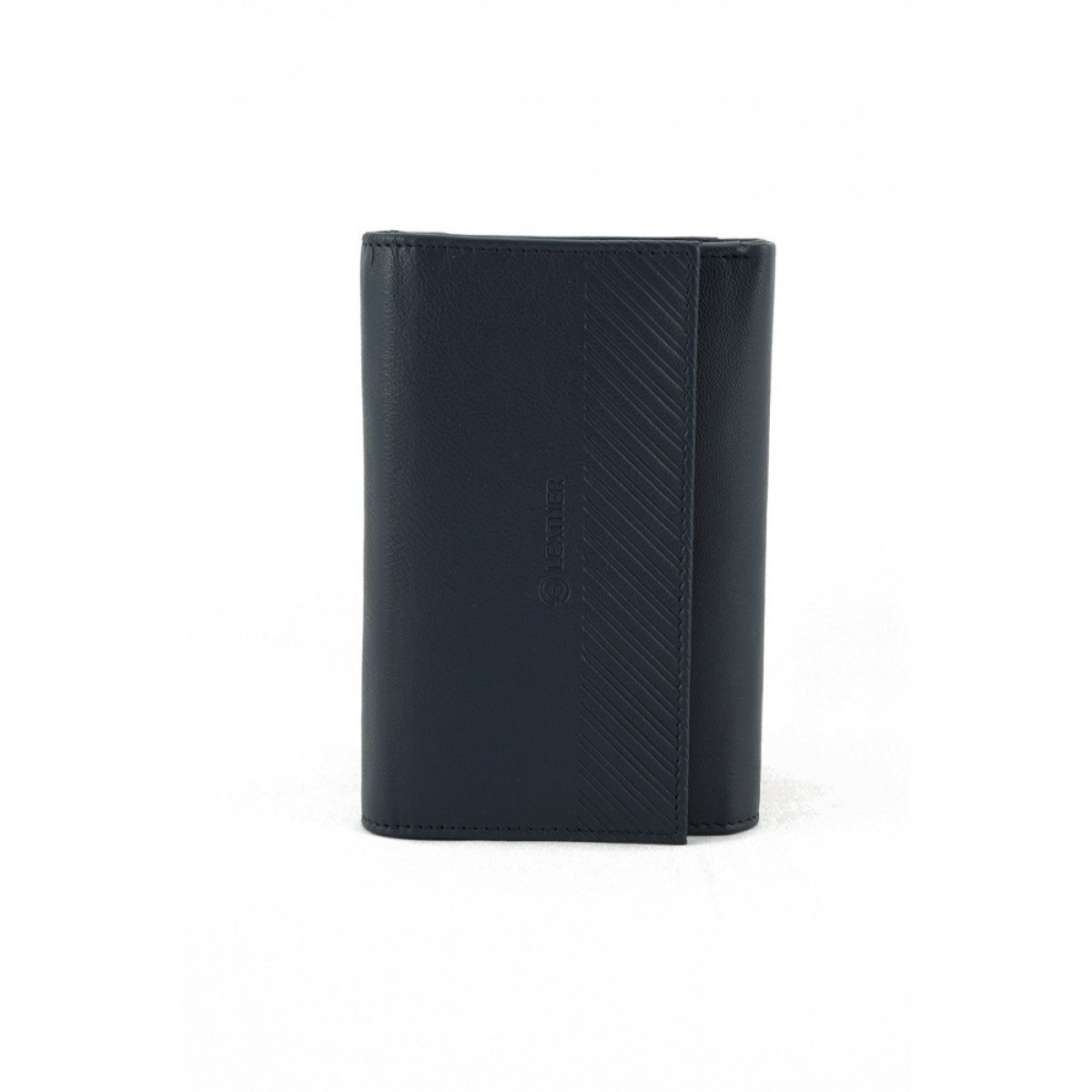 Ginis Leather Γυναικείο Πορτοφόλι Δέρμα ONS2 Μαύρο