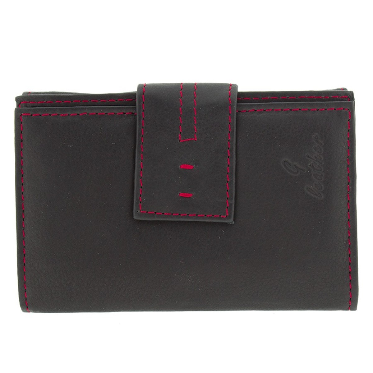 Ginis Leather Γυναικείο Πορτοφόλι Δέρμα MR10 Μαύρο Ginis Leather Γυναικείο Πορτοφόλι Δέρμα MR10 Μαύρο