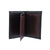 Ginis Leather Ανδρικό Πορτοφόλι Δέρμα WVT9 Μαύρο