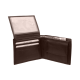 Ginis Leather Ανδρικό Πορτοφόλι Δέρμα VT1 Καφέ
