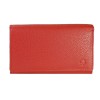 Ginis Leather Γυναικείο Πορτοφόλι Δέρμα FL246 Κόκκινο