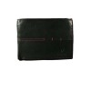 Ginis Leather Ανδρικό Πορτοφόλι Δέρμα MR4 Μαύρο
