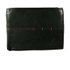Ginis Leather Ανδρικό Πορτοφόλι Δέρμα MR4 Μαύρο